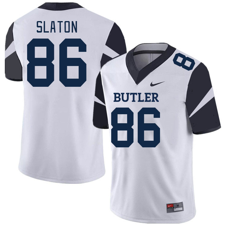 Men-Youth #86 Preston Slaton Butler Bulldogs College Football Jerseys Stitched Sale-White